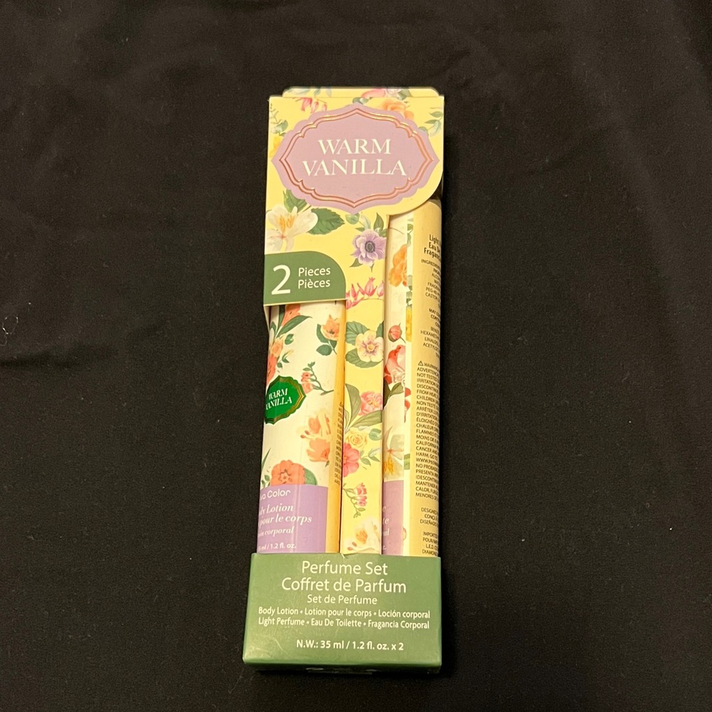 Warm Vanilla Moisturizer & Perfume Set